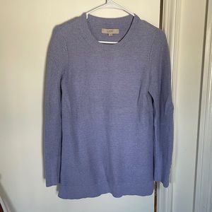 Loft Large purple knit sweater
